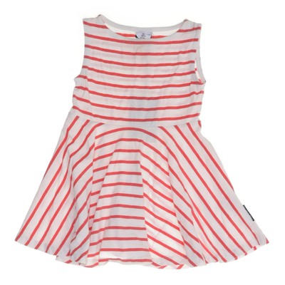 Polarn O. Pyret, Kleid, Größe: 80, Rot/Weiß, Baumwolle/Elasthan, Streifen #t4V