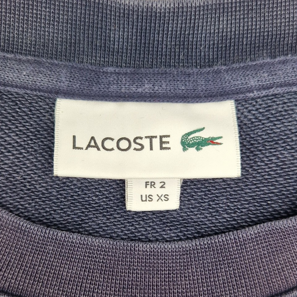 2021 Lacoste Printed Logo Fleece Sweatshirt - Men's X-Small - G+ | eBay UK