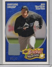 2008 Upper Deck Baseball Heroes Scott Rolen #161 Blue Jersey 38/50 Blue Jays