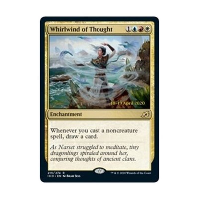 WotC MtG Prerelease Promos Whirlwind of Thought (R) (Foil) NM