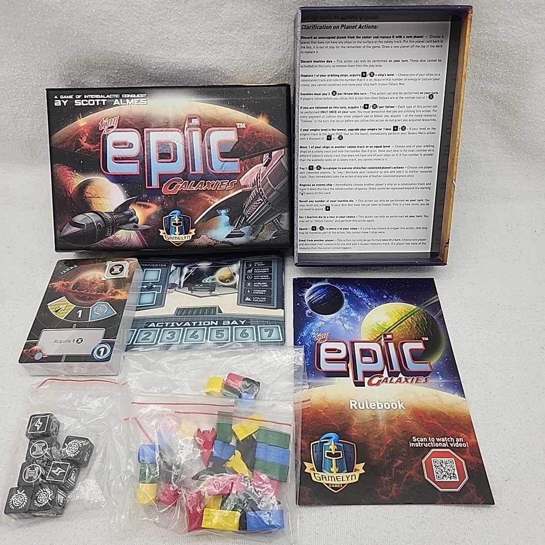 Game Tiny Epic Galaxies Board by Scott Almes Gamelyn Games 2016 Strategy New