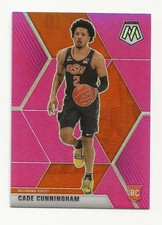 2021-22 Chronicles Draft Picks Mosaic Cade Cunningham Pink Prizm #251 Pistons RC