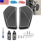 Black Mini Board Foot Pegs Floorboard Pedal For Honda Goldwing GL1800 F6B 01-25