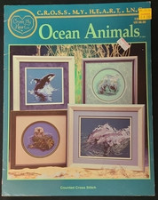 Cross My Heart Counted Cross Stitch Pattern Booklet Ocean Animals CSB95