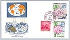 #2200 Stamp Collecting FDC Gamm Cachet Combo w/Sweden & #836, State College Canc