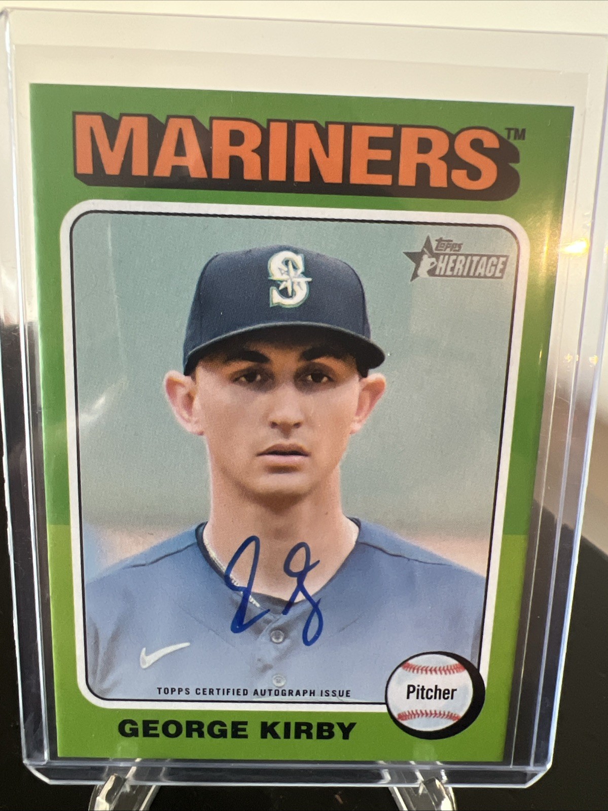 2024 Topps Heritage - Real One Autographs George Kirby #ROA-GKI (AU)