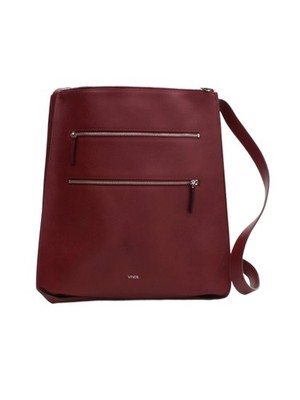 Vince Damen Tasche Rot 100% Leder Crossbody