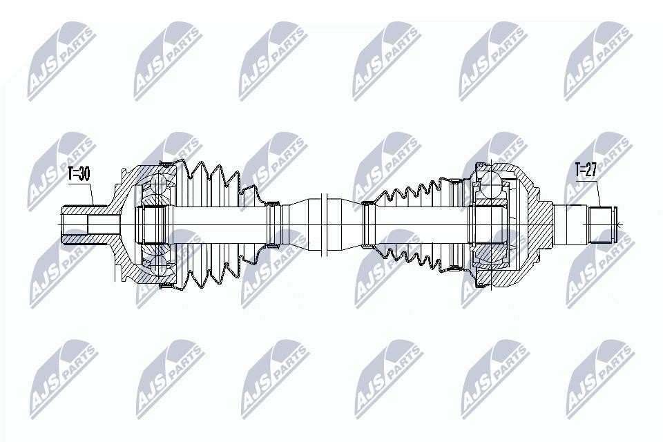 N.T.Y. NPW-ME-066.NTY Drive Shaft for MERCEDES-BENZ - Image 9