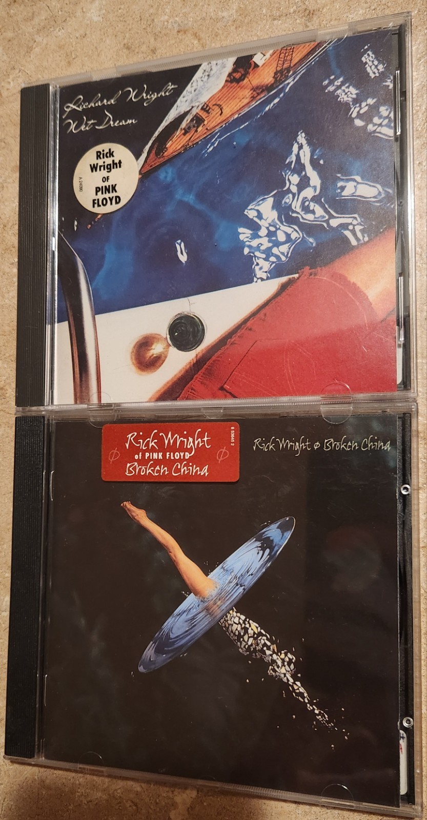 Rick Wright - 2 CDs - Wet Dream - Broken China - OOP Import - Mint - Pink Floyd
