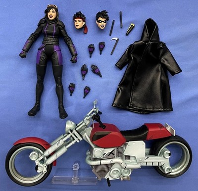 NECA Teenage Mutant Ninja Turtles CASEY MARIE with MOTORCYCLE The Last Ronin