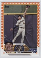 2023 Topps Complete Set Fanatics Exclusive Orange Star /99 Tyrone Taylor #61 0c4