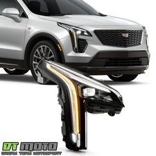 2019-2022 Cadillac XT4 < FULL LED > DRL w/Cornering Lamp Projector Headlight RH
