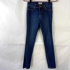 Womens Mid-rise Skinny Jeans Blue Medium Wash Denim Juniors Size 5 Denim-4-US