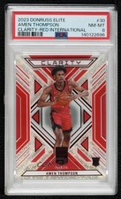 2023-24 Donruss Elite Clarity Red International Amen Thompson #30 PSA 8 11es