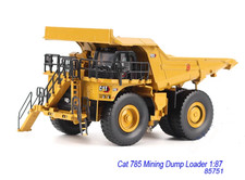 1:87 DM CAT 785 Mining Truck Dump Truck Construction Machinery Diecast Model