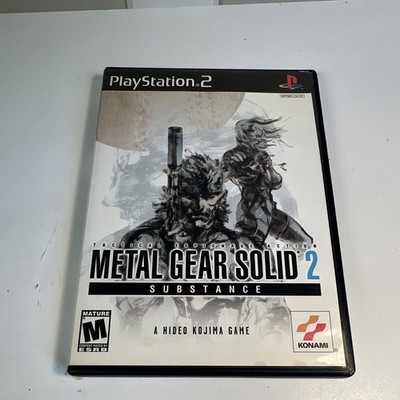 Metal Gear Solid 2 Substance PS2 Konami Manual Included NTSC Complete in Box CIB
