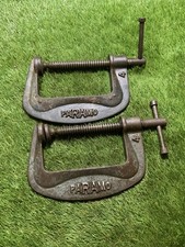 Pair Of Vintage Paramo No 4 G Clamps Made In England CL428