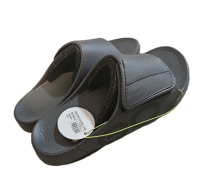 OOFOS OOAHH Sport Flex Unisex Slate Sandals Uni M11 W13 USA 