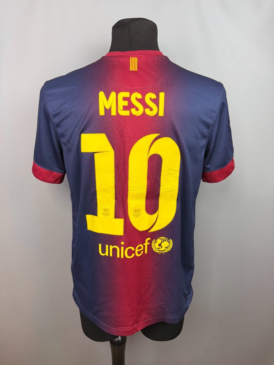 BARCELONA 2012 2013 MESSI HOME SHIRT FOOTBALL SOCCER JERSEY NIKE