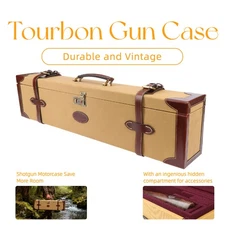 TOURBON Shotgun Motorcase Hard Case Firearm Safe Storage Box Cabinet Xmas Gift