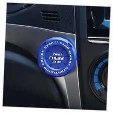 Car Push Start Button Cover,Fashionable Push to Start Button Cover for Blue