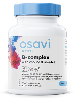 B-Komplex mit Cholin & Inositol - 60 vegan Kapseln