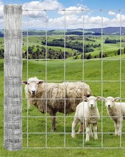 4Ft x 328Ft Galvanized Welded Wire Fence Roll, Farm Pasture Fencing Poultry Net