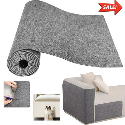 #ad Trimmable Cat Scratch Furniture Guards Couch Protector Anti Carpet Pad 118quot;*16quot; $14.98