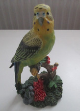 Realistic looking Budgerigar /Budgie Bird Figure Ornament.