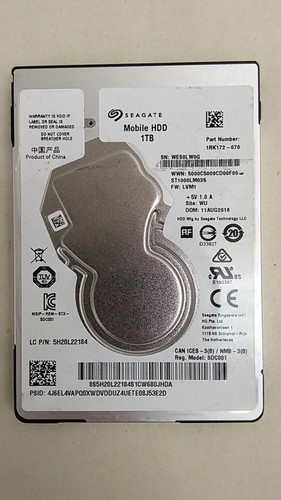Seagate ST1000LM035 Mobiles HDD 1TB 2,5" SATA III Laptop-Festplatte