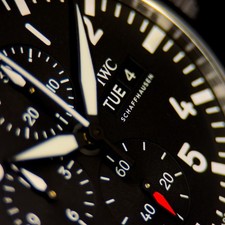 IWC Pilot Top Gun Chrono IW389101 Black Dial Ceramic 44.5mm Men's Watch Full Set 11