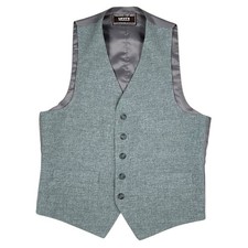Vintage Levis Action Suit Vest Waistcoat Sta-Prest Mens 36R Gray 70s Classic USA