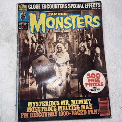 Famous Monsters Of Filmland 144 June 1978 Magazine Close Encounters Mummy Horror