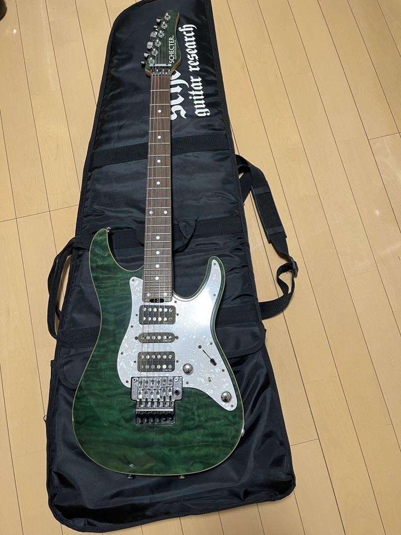 ギター SCHECTER SD-2 See-thru Green SCHECTER SD-2 See-thru Green Safe Packing! | eBay