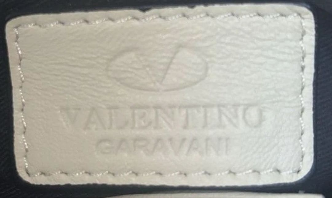 Valentino Garavani Flower Motif Shoulder Bag Cream Leather Women's Fashion Japa thumbnail 8