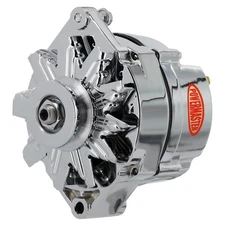 Powermaster Street Alternator 65 Amps Chrome Plated 12V Gm 10Dn Case 17102