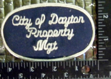 Vintage Patch City of Dayton Property Mgt. FREE SHIPPING