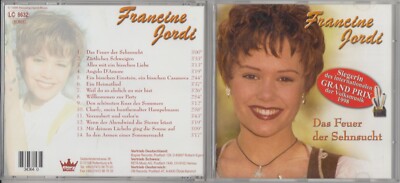 Francine Jordi   CD, Das Feuer der Sehnsucht, Album von 1998