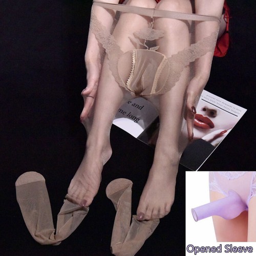 Sexy Mens Transparent Lace Pantyhose Stockings Underwear Panties Knickers Briefs - Picture 6 of 32