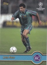 Topps Lost Rookie Card RC - Luis Figo Midfielder. rookie card picture