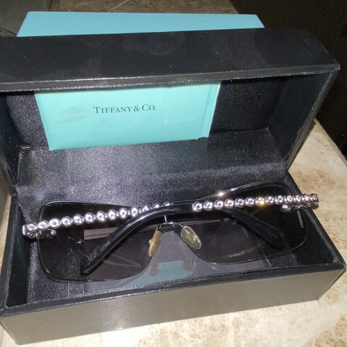 GAFAS DE SOL TIFFANY TF 3002-B CRISTALES DE SWAROVSKI NUEVAS 100% AUTÉNTICAS VINTAGE - Imagen 15 de 19