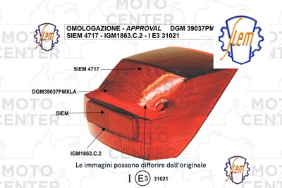 GROUPE OPTIQUE PHARE Avant Piaggio Vespa 125 Printemps ET3 Dm. 115 EUR 53,33 - FR
