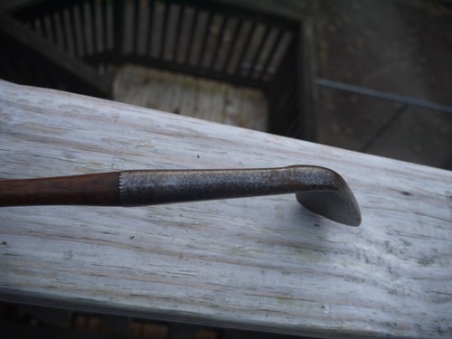 Antique Vintage Wood Shaft Smooth Face Mashie Style Head - Picture 13 of 16