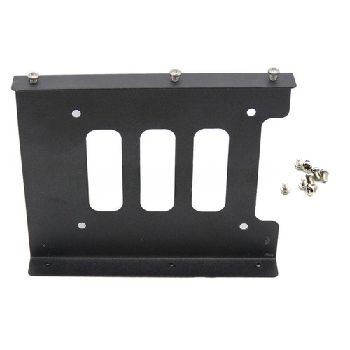 2.5" to 3.5" Bay SSD/HDD Metal Hard Drive Mounting Bracket Adapter Tray W/ Screw - Picture 8 of 9