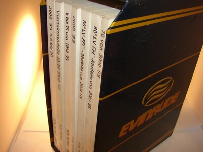 1x SS 2000 Evinrude Außenborder Handbuch von Mod 5 - 225 nach Wahl neuwertig