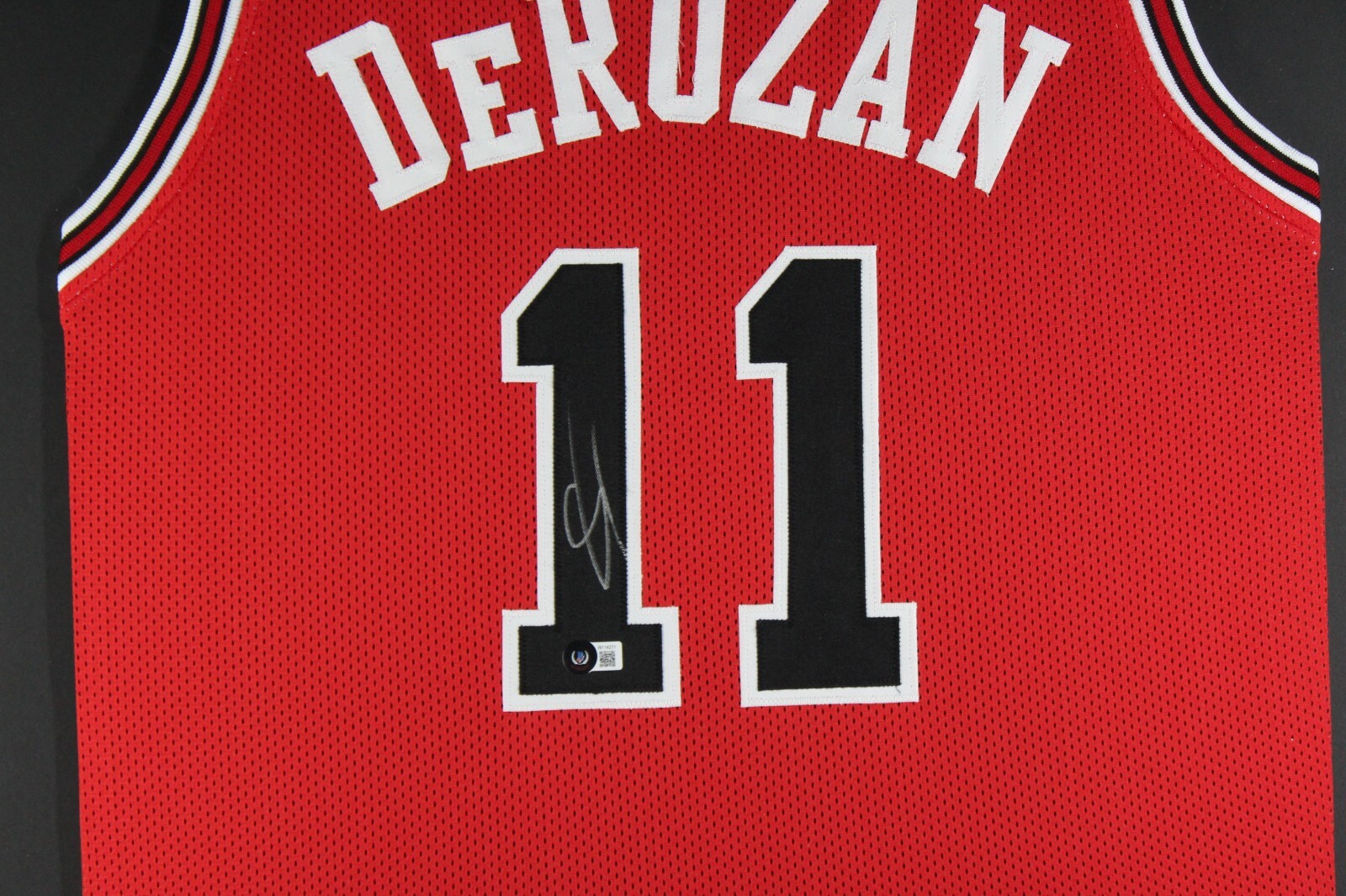 DEMAR DEROZAN (Bulls red TOWER) Signed Autographed Framed Jersey JSA eBay