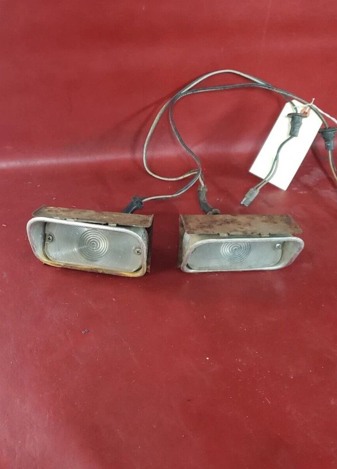 1964 Mercury Comet Front Bumper Park Parking Light Housing Turn Signal Bracket - Image 2 of 4