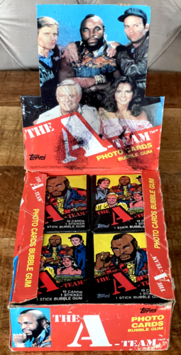 1983 TOPPS THE A-TEAM TV Series🍿PACK 10 Cards 1 Sticker 1 Gum MR. T ROOKIE? OVP - Bild 5 von 22