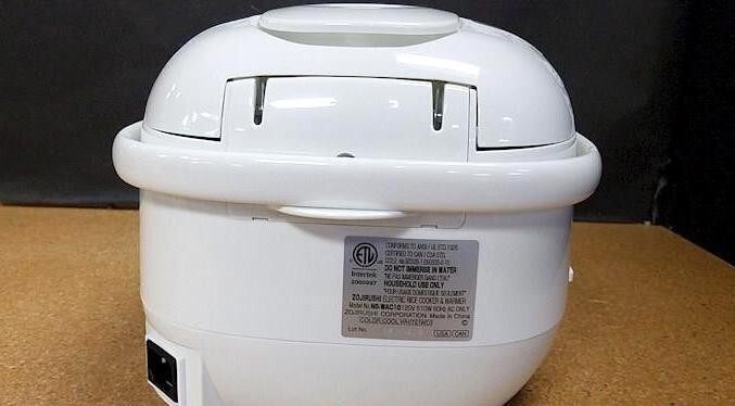 Zojirushi NS-WAC10 5.5 Cup Electric Rice Cooker - White | eBay