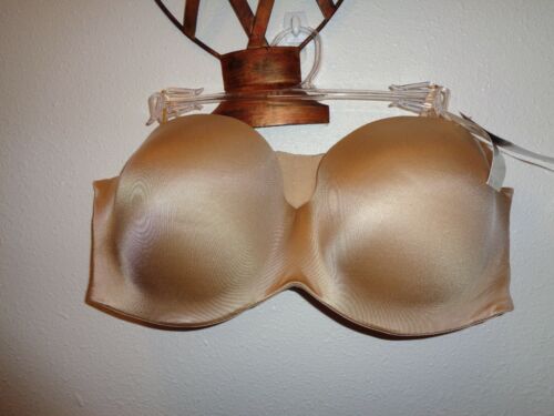 NWT Lilyette Strapless Underwire Bra Style 0929 Size 40C Beige